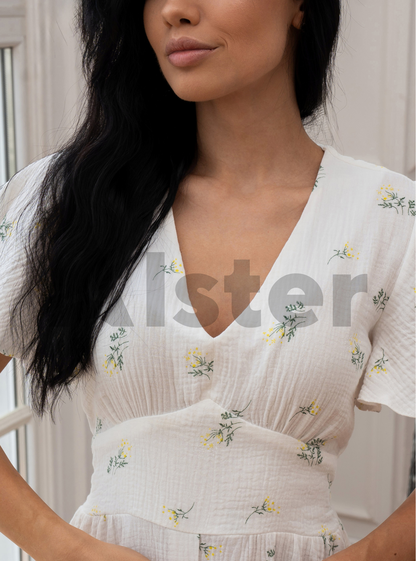 Длинное платье Stolyarchuk А935 с рукавом Жёлтый 44 (A935-02): фото - Alster.ua