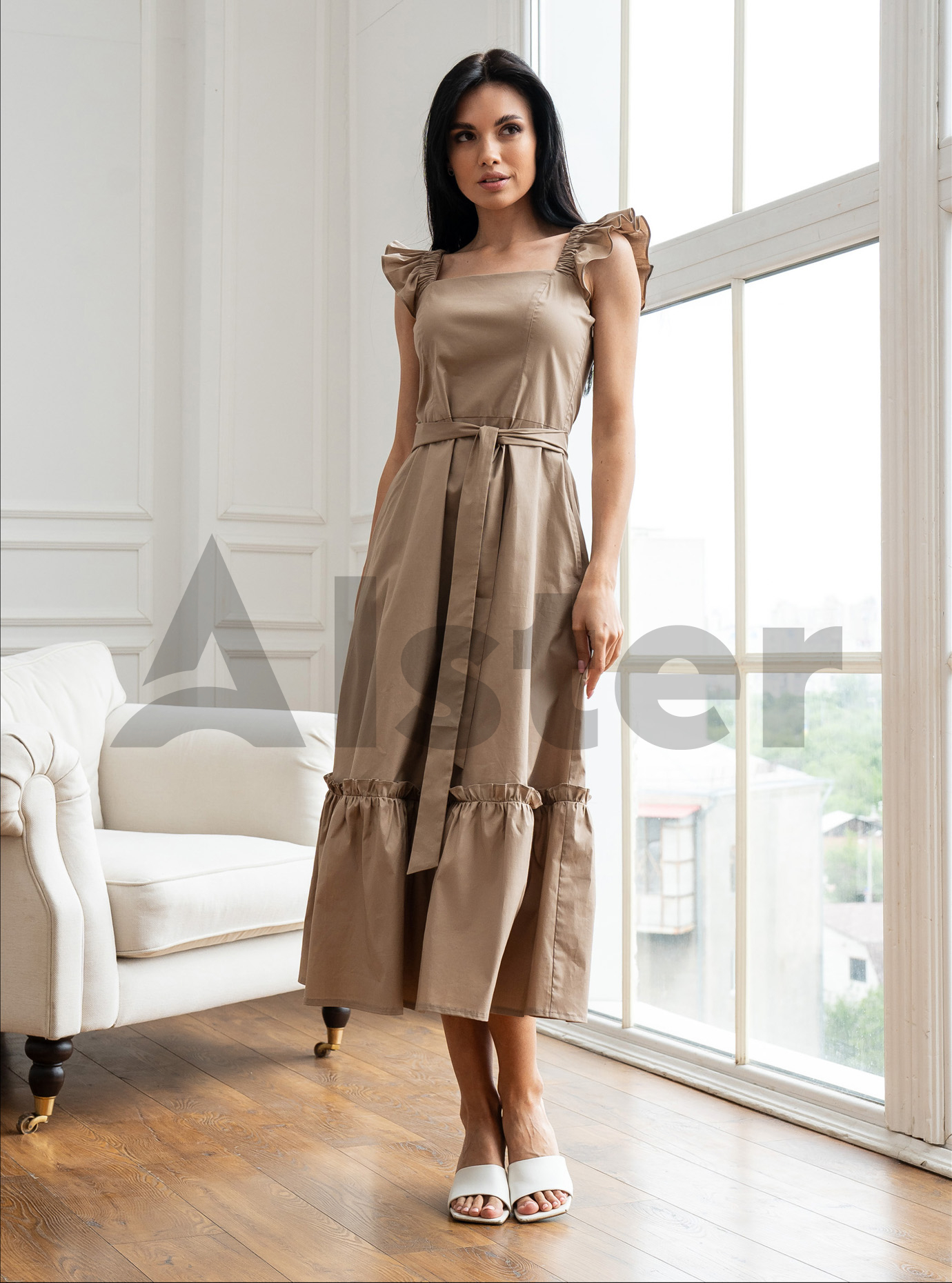 Длинный сарафан Samange P-080 Карамель M (P080-10): фото - Alster.ua Длинный сарафан Samange P-080 Карамель M (P080-10): фото - Alster.ua