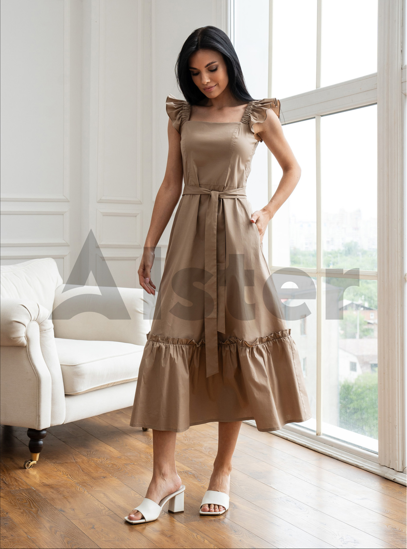 Длинный сарафан Samange P-080 Карамель M (P080-10): фото - Alster.ua Длинный сарафан Samange P-080 Карамель M (P080-10): фото - Alster.ua