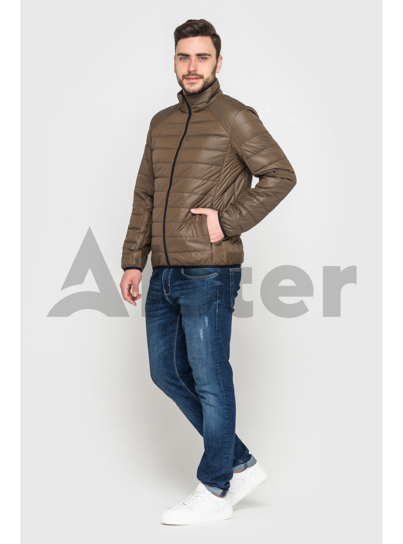 Куртка мужская демисезонная Коричневый 64 (02-MT21139): фото - Alster.ua