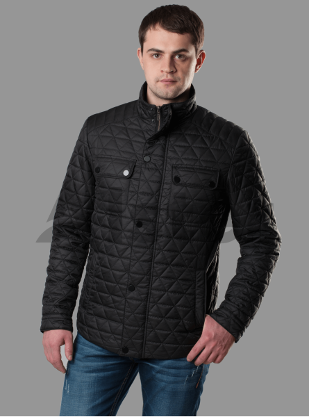 Куртка мужская демисезонная с карманами Куртка мужская демисезонная с карманами