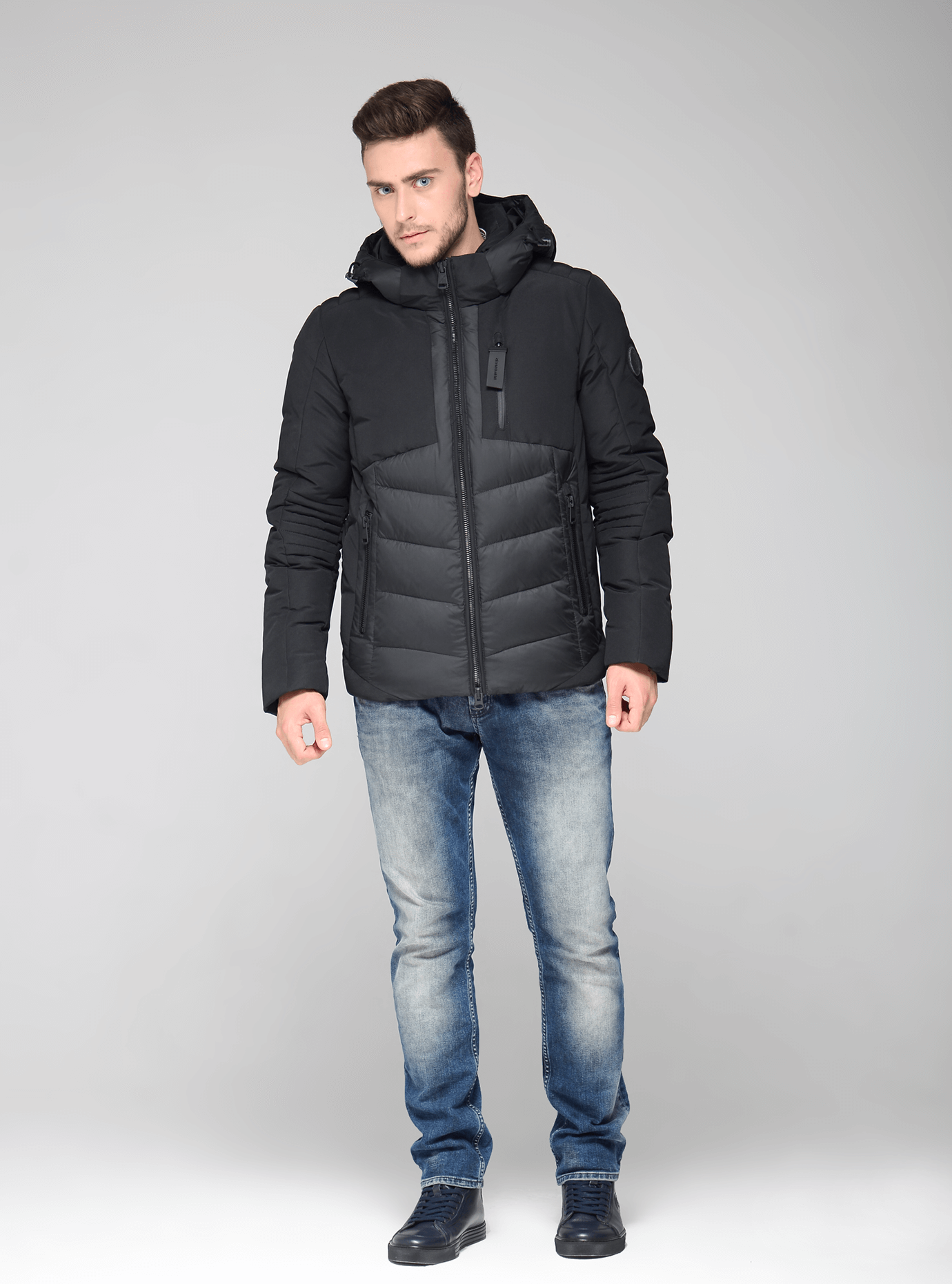 Зимняя мужская куртка Чёрный 46 (02-MC19232): фото - Alster.ua