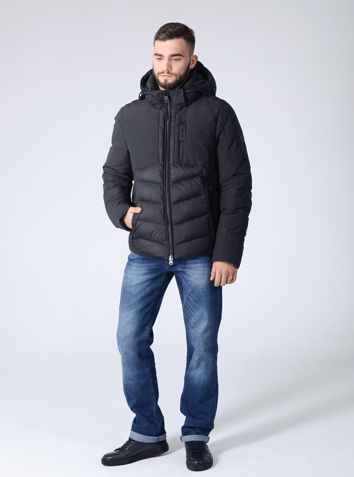 Зимняя мужская куртка Чёрный 46 (02-MC19200): фото - Alster.ua