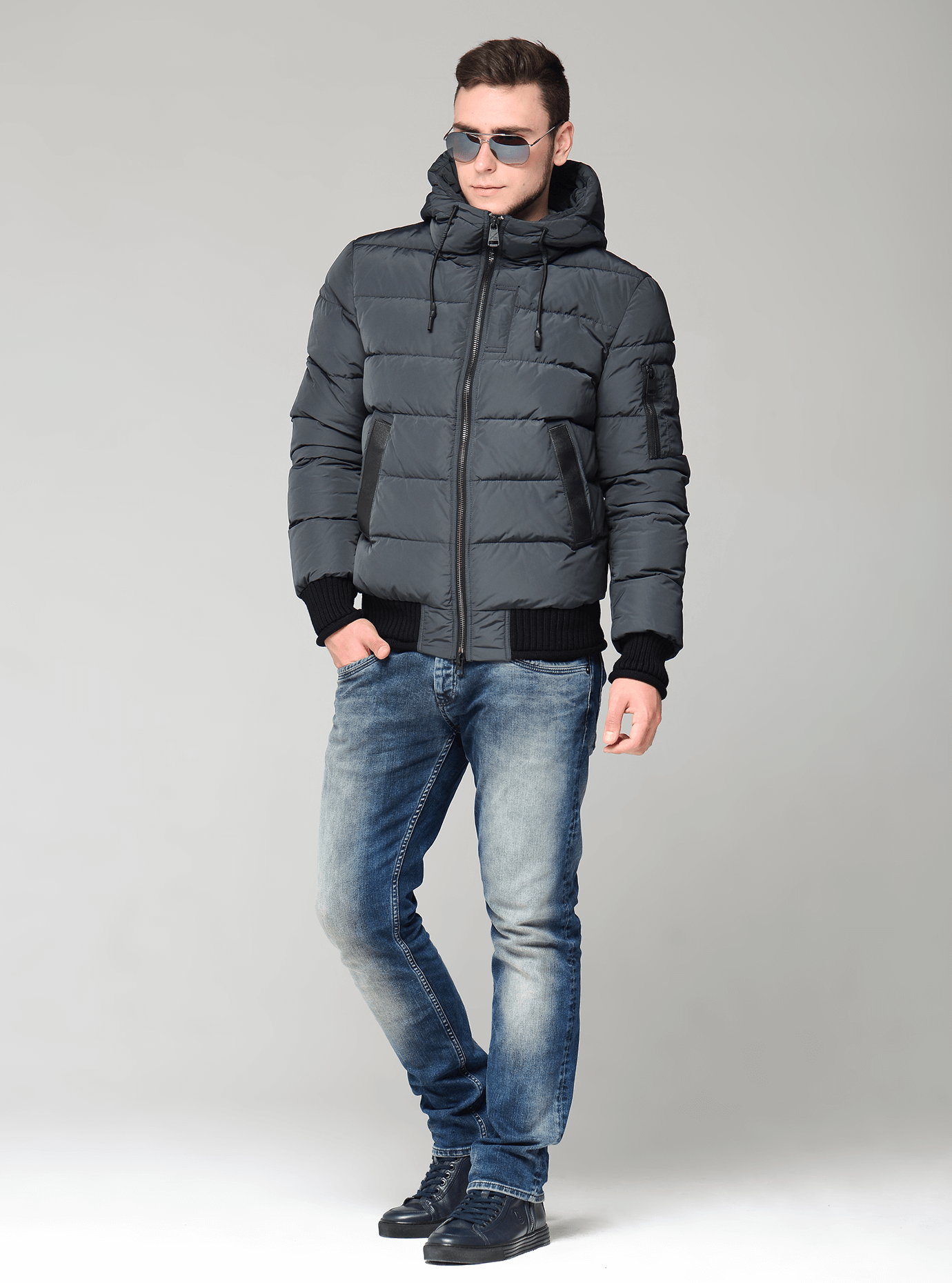 Зимняя мужская куртка Чёрный 46 (02-MC19206): фото - Alster.ua