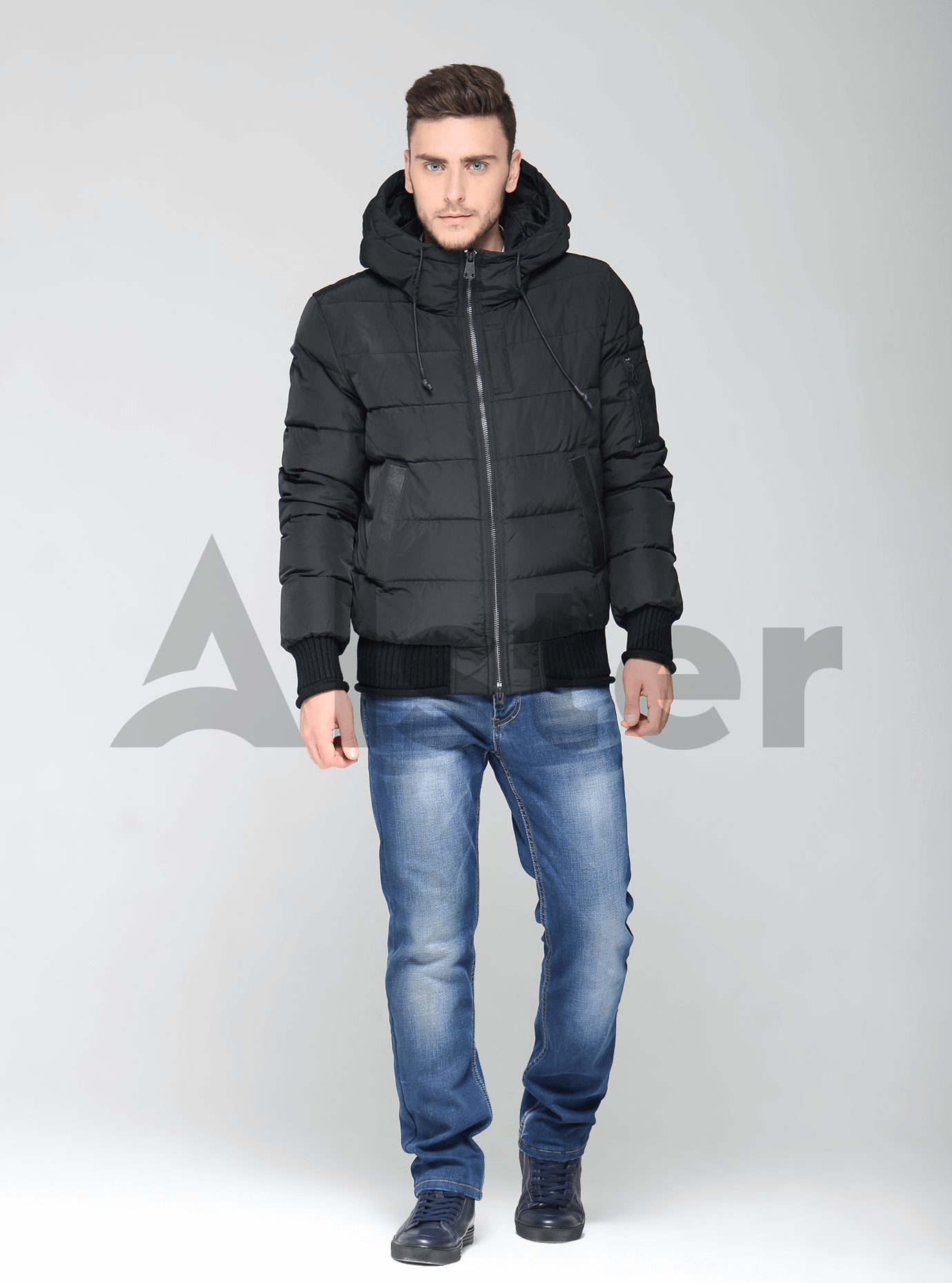 Зимняя мужская куртка Чёрный 46 (02-MC19205): фото - Alster.ua