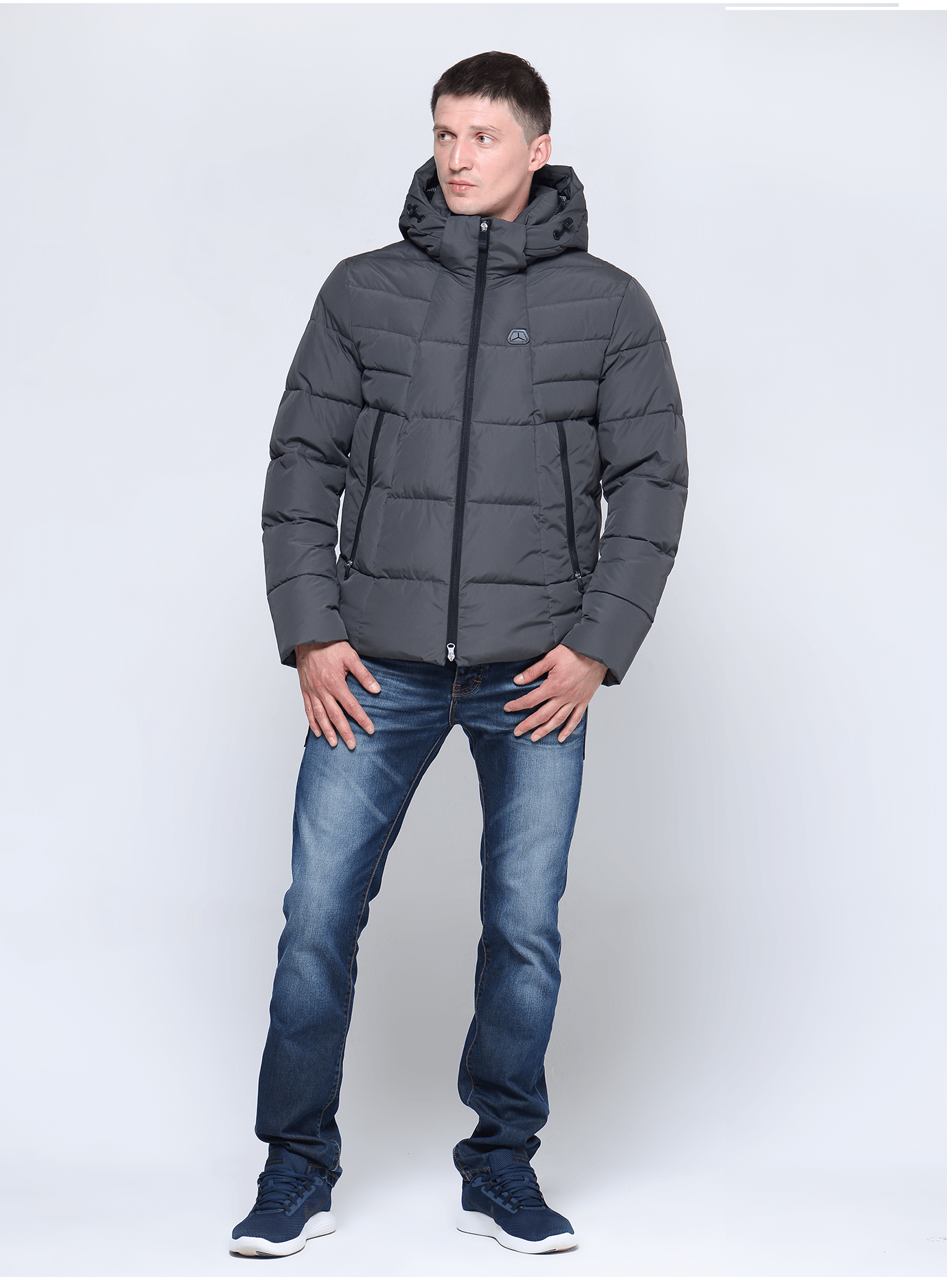 Зимняя мужская куртка Серый 52 (02-MC19028): фото - Alster.ua